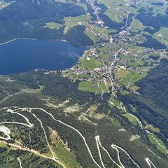Flugwegposition um 11:39:29: Aufgenommen in der Nähe von Gemeinde Altaussee, Österreich in 2379 Meter